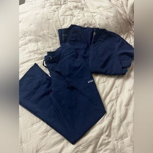 Greys Anatomy scrubs set with 2 tops